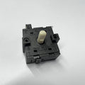 SELECTOR RESISTENCIA HORNO TOSTADOR 3 TERMINALES EJE GRIS