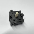 SELECTOR RESISTENCIA HORNO TOSTADOR 3 TERMINALES EJE GRIS