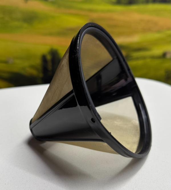 FILTRO CAFETERA CONICO 12 TAZAS NEGRO