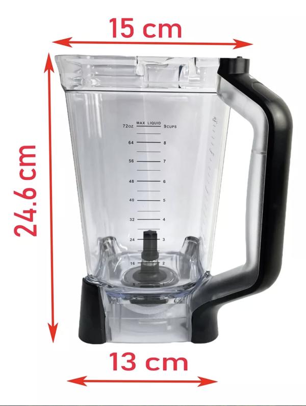 FRASCO LICUADORA NINJA SIN CUCHILLA / SIN TAPA 2L 72OZ