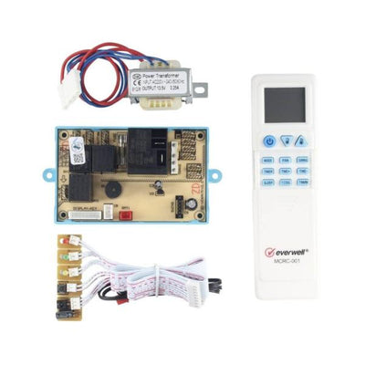TARJETA ELECTRONICA Y CONTROL REMOTO PARA AIRES ACONDICIONADOS UNIVERSAL EVERWELL