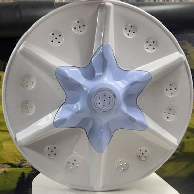 PLATO AGITADOR LAVADORA AUTOMATICA CUADRO MIDE 42CM FUNCIONA DAEWOO TELSTAR CENTRO FLOR