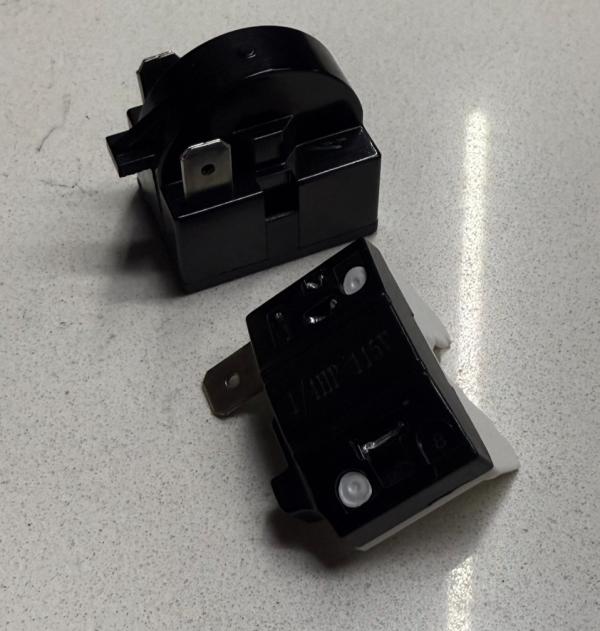 RELAY PROTECTOR TERMICO PTC 2/4 PINES DE 1/12-1/3HP PROTECTOR 1/4HP JUEGO LG SAMSUNG