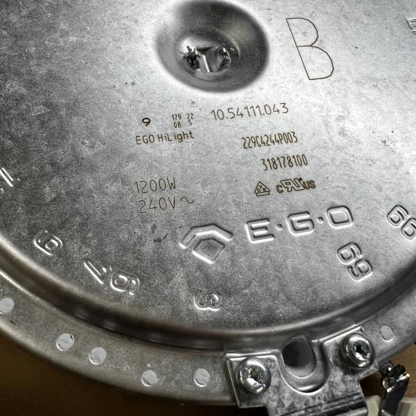 DISCO VITROCERAMICA 6-1/2" E.G.O.