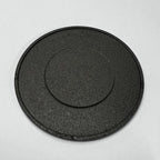 CHAPA QUEMADOR PEQUEÑA NEGRO TIPO VIEJO 7.5CM