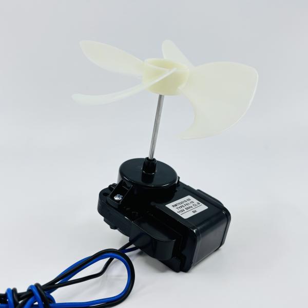 MOTOR EVAPORADOR CON ASPA CABLE AZUL Y NEGRO