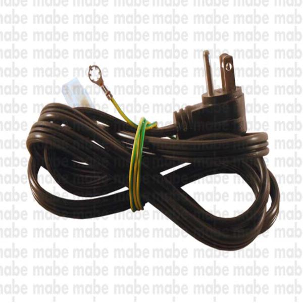 CABLE DC ENTRADA CORRIENTE PARA REFRIGERADORA LAVADORA MIDE 1.73M 110V 15A TRIFASICA GRECO