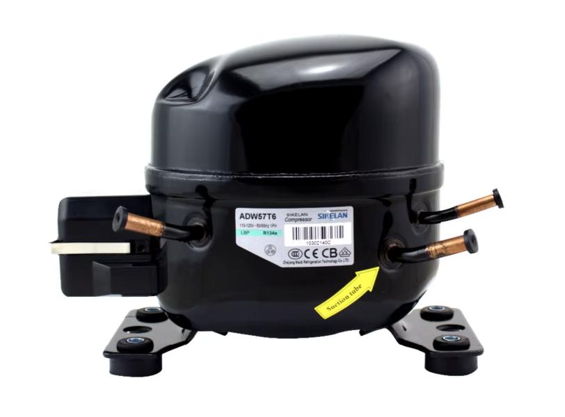 COMPRESOR 1/5 HP EN BAJA REFRIGERANTE R134A 195 WATTS SIKELAN