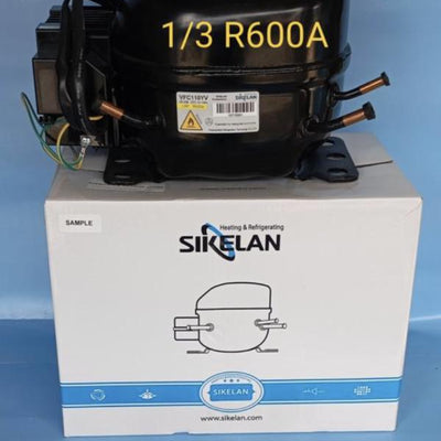 COMPRESOR INVERTER 1/3HP REFRIGERANTE R600A CAPACIDAD 145 SIKELAN