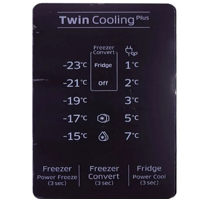 Panel Control / Display Samsung DA97-16831F No Frost Inverter