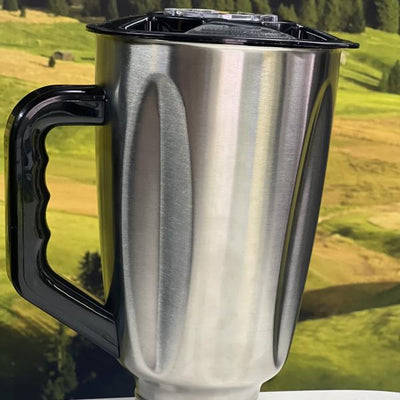 FRASCO LICUADORA ACERO INOXIDABLE CON ASA Y TAPA 1.5L OSTER