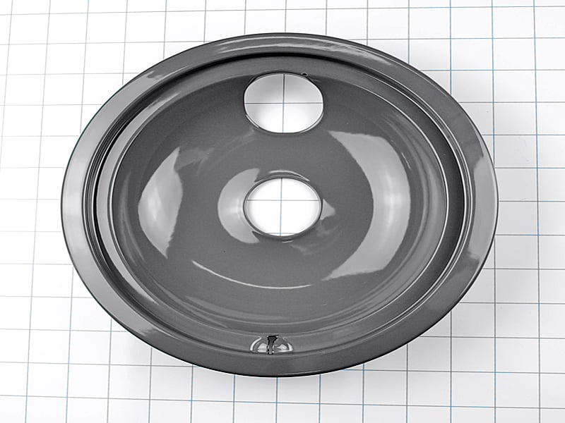 PLATO ENLOZADO 8" GRANDE GRIS ORIGINAL GENERAL ELECTRIC