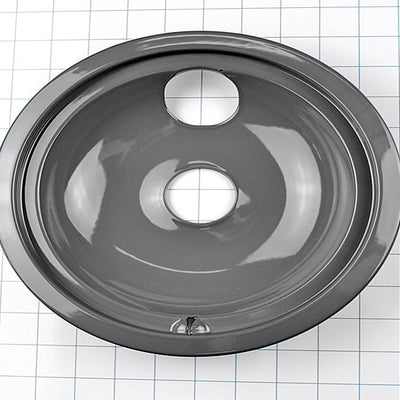 PLATO ENLOZADO 8" GRANDE GRIS ORIGINAL GENERAL ELECTRIC