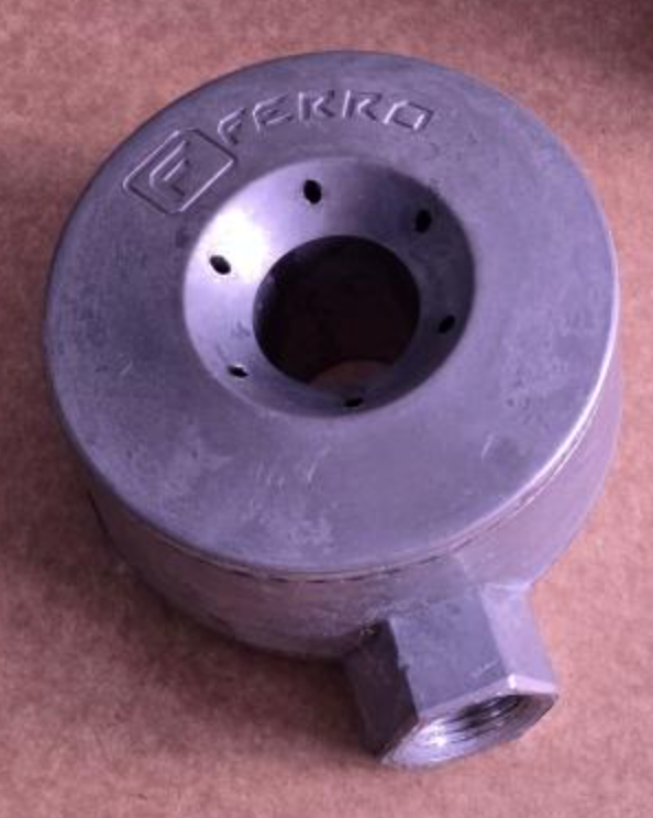 QUEMADOR ALUMINIO 1/2" MEDIANO FERRO