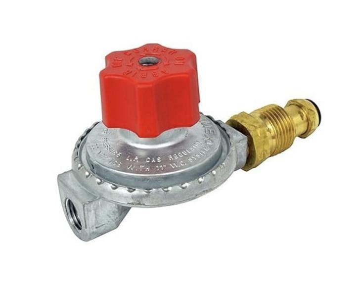 REGULADOR GAS AJUSTABLE ALTA PRESION MAX 10PSI FLUJO COMPLETO ENTRADA Y SALIDA 1/4" PRECIMEX
