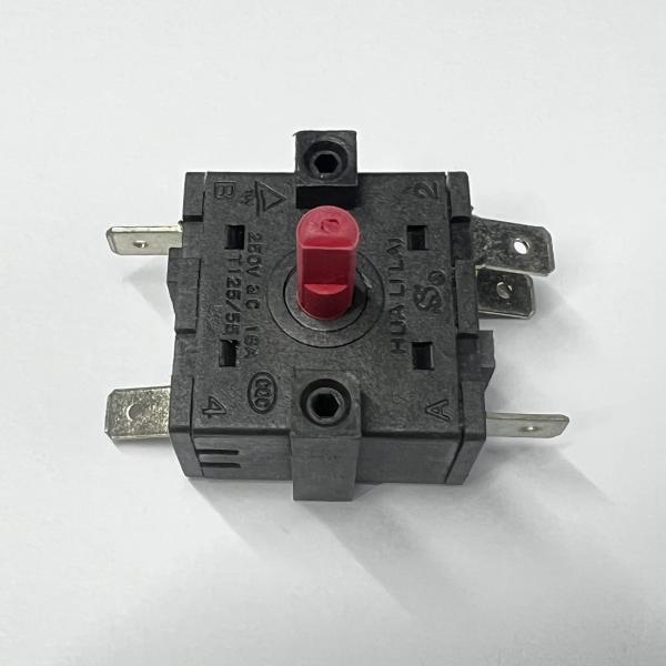 SELECTOR RESISTENCIA HORNO 5 TERMINALES 6 PASOS ESPIGA ROJA
