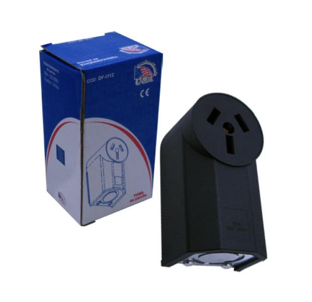 TOMA DE PARCHE INDUSTRIAL POLARIZADO 50 125V 3 POLOS