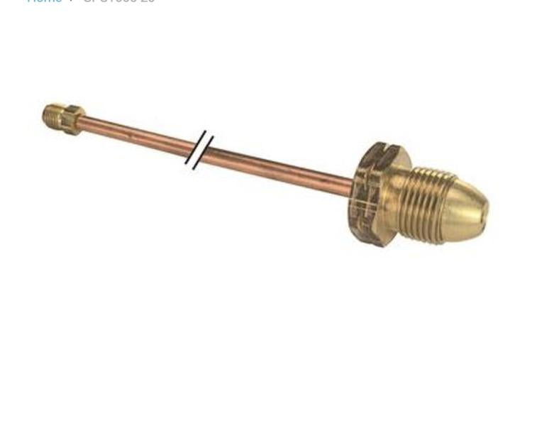 TUBERIA PARA REGULADOR GAS COBRE 1/4" X 7/8" X 50CM