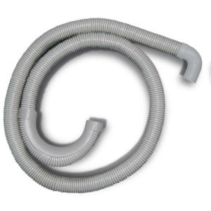Appli Parts APDH-66 Manguera de Drenaje Lavadora tipo Samsung color Gris, 57 pulg largo y extremo de 1 pulg y 1-1/8 pulg