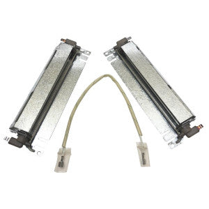 Appli Parts Resistencia Descongelamiento WR49X391 modelo APDH-9G391, 2 piezas, tamano 24.3 centim Compatible con General Electric, Kenmore, Hotpoint, RCA