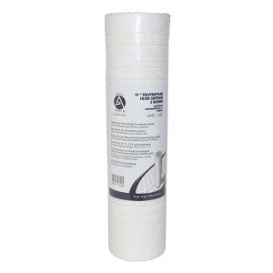 Appli Parts APFC-105P Cartucho de 10 pulg para Filtro de Agua, 5 Micrones, compatible para filtracion de sedimentos, liso de fibra de Polipropileno y equipos de Osmosis Inversa