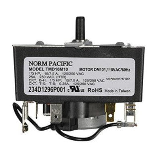 GE WE4M527 Timer Secadora 
Sirve: 234D1296P001 TMD16M10 WE4M365 212D1233P013