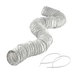 Ducto Universal Solo 4inX5ft (10cmx1.5mts) 1307 Vinyl Con Abrazaderas