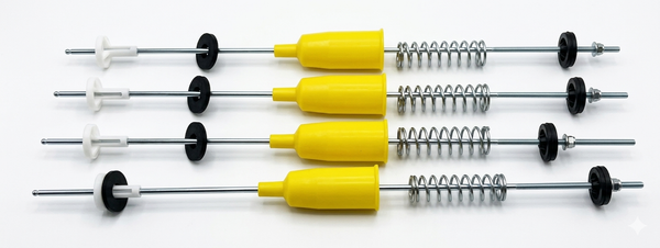 SUSPENSION TANQUE LAVADORA AJUSTABLE DE 48CM A 62CM AMARILLO